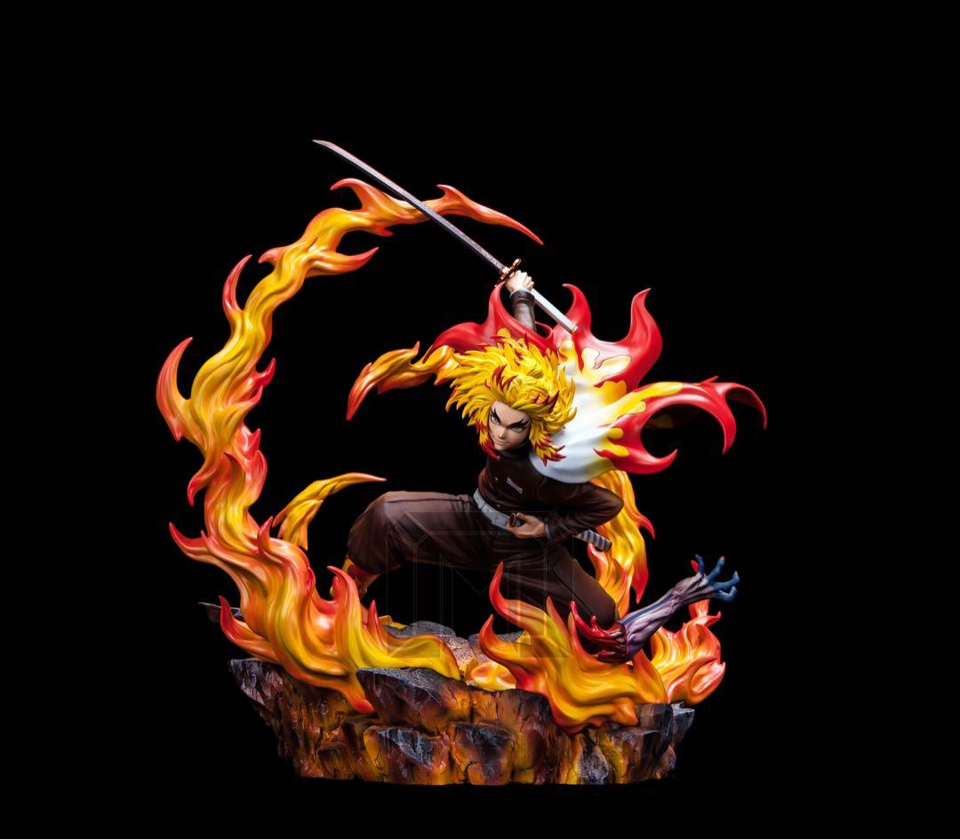 模玩殿堂鬼滅之刃柱系列——炎柱煉獄杏壽郎gk hunter, 興趣及遊戲, 玩具 