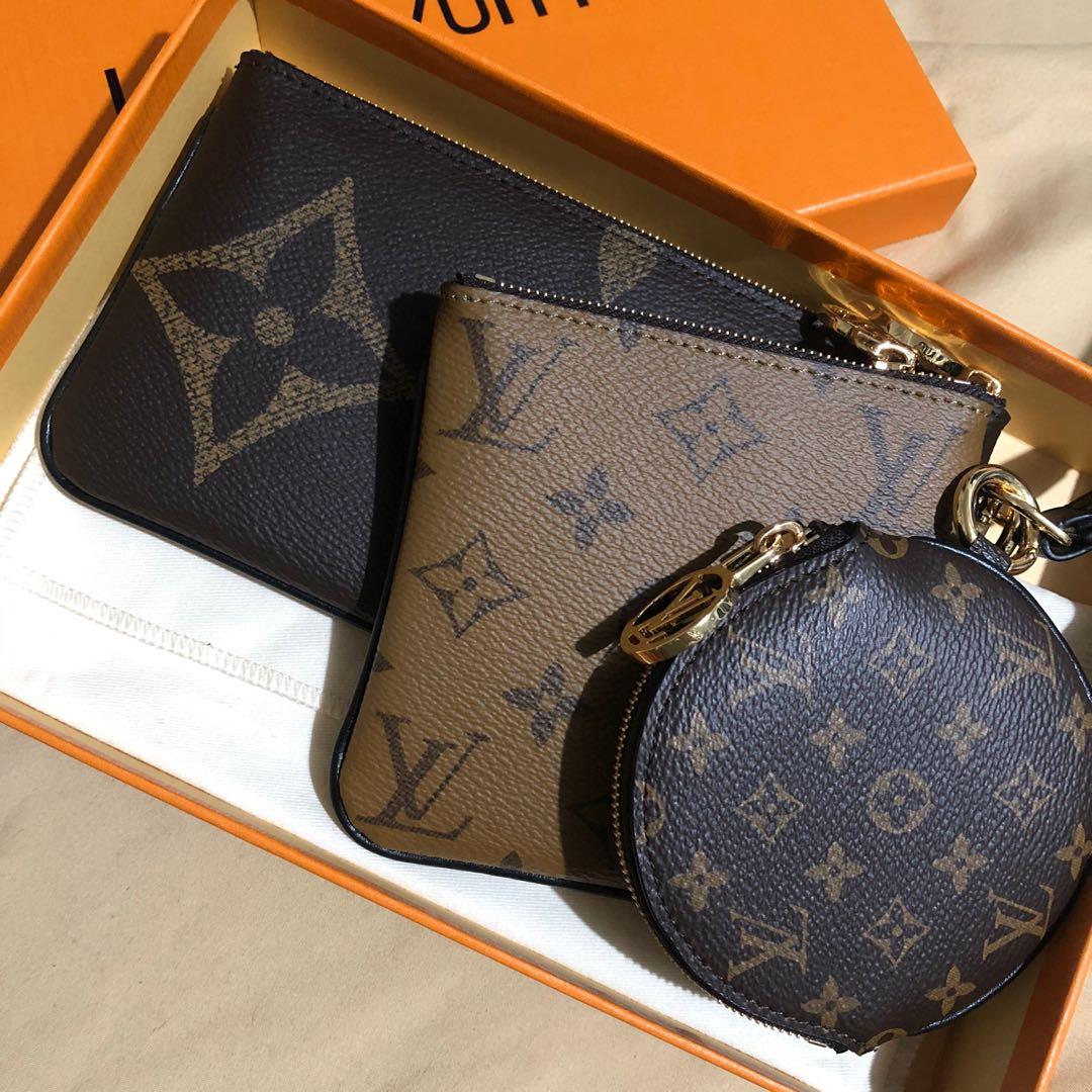 LOUIS VUITTON TRIO POUCH -FULL SET-, Luxury, Bags & Wallets on Carousell