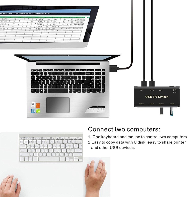 how to connect 2 computers to 1 printer