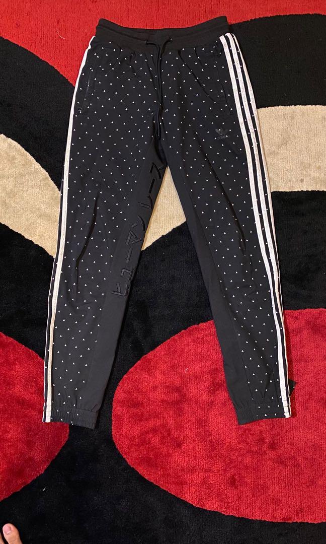 Adidas human sale race track pants