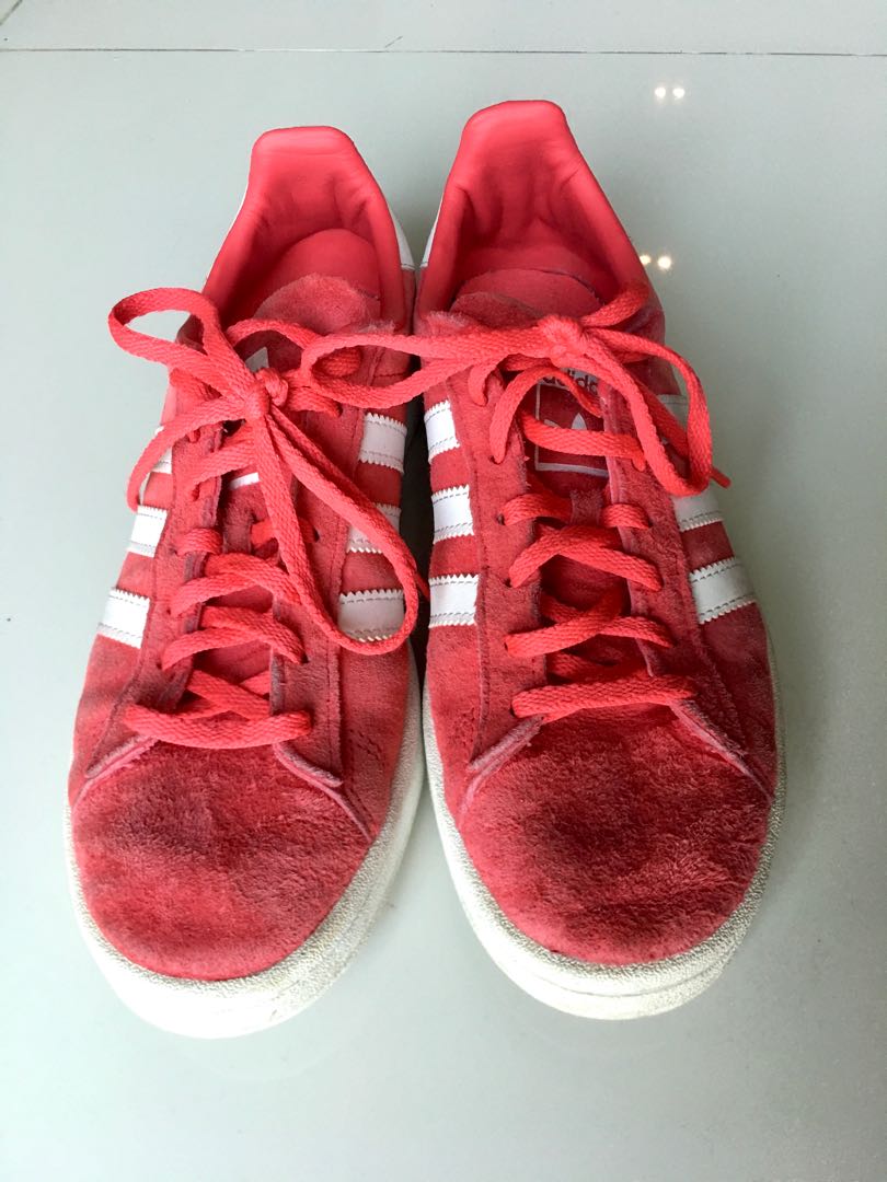 ADIDAS Originals Campus Ray red white trainers Women s Fashion