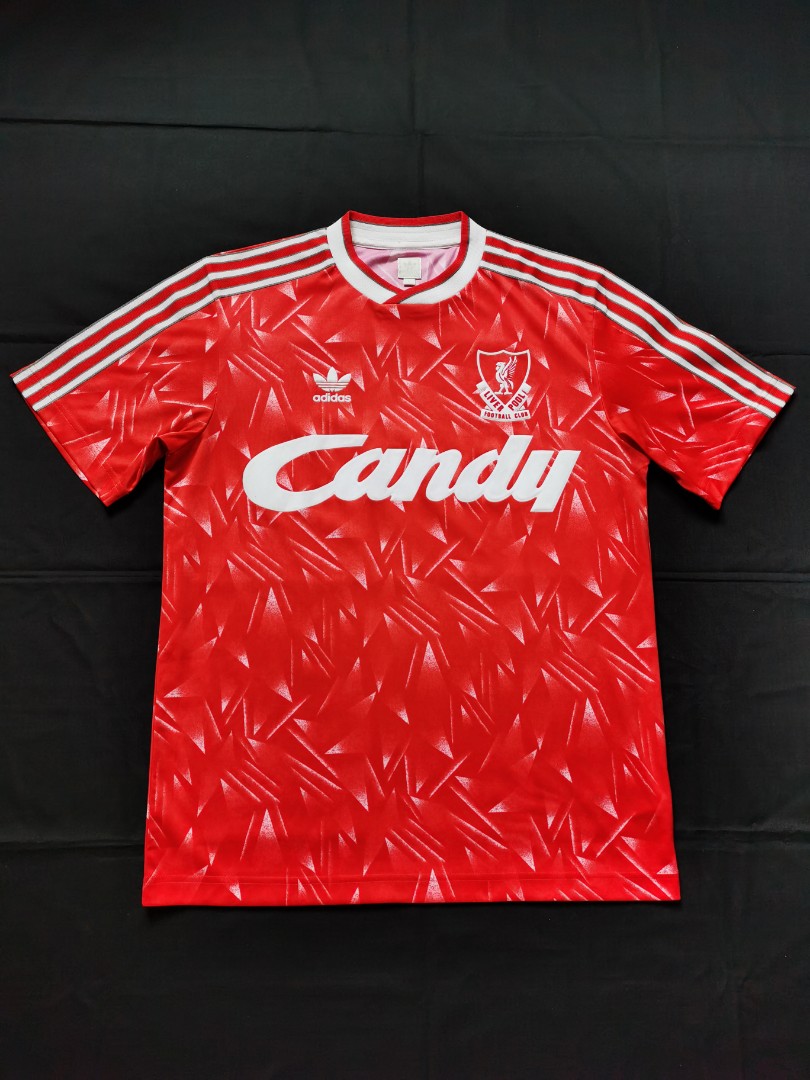 Adidas Originals Official Reproduction Liverpool 89 91 Home Jersey Vintage Adidas Classic Football Jersi
