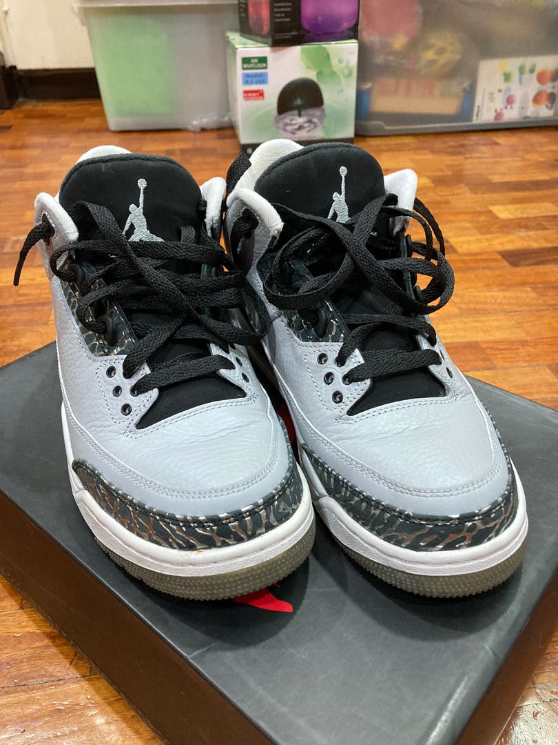 Jordan 3 wolf grey price sales