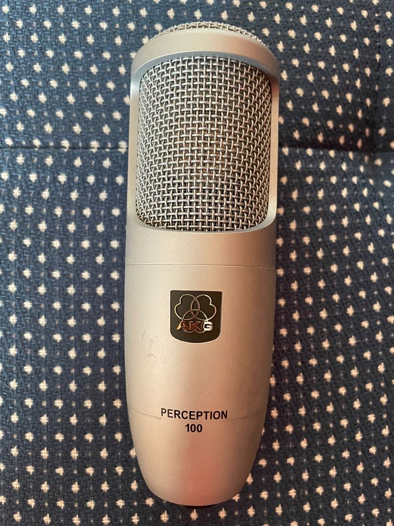 AKG perception 100 condenser mic, Audio, Headphones & Headsets on Carousell