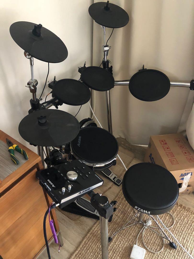 Alesis drum set, Music & Media, Music Instruments on Carousell