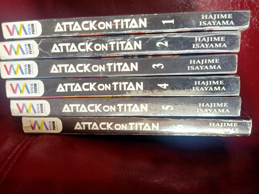 Attack On Titan Manga 1 To 6 Viva Psicom Tagalog Filipino Hobbies Toys Books Magazines Comics Manga On Carousell The world of shingeki no kyojin (attack on titan) is a vicious place. attack on titan manga 1 to 6 viva psicom tagalog filipino