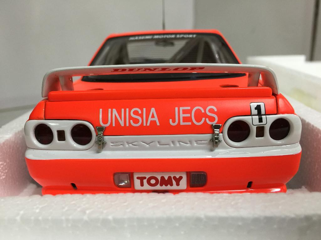 織り柄チェック 日産 スカイライン GT-R 京商 1/18 1991年 選手権優勝