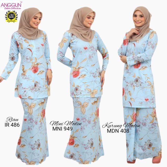 Baju Kurung Anggun Cotton Muslimah Fashion Dresses On Carousell