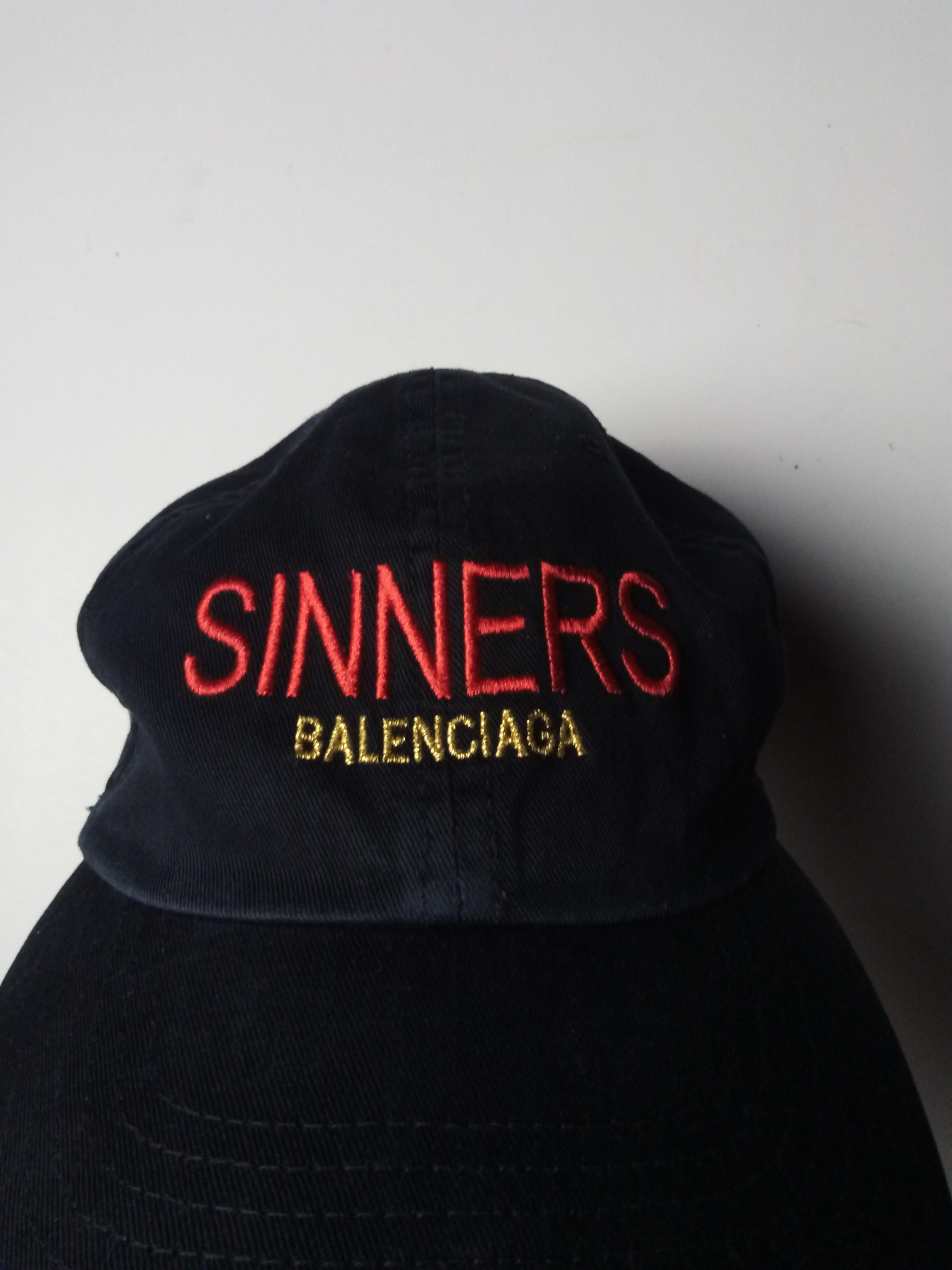 Balenciaga - BALENCIAGA SINNERS バレンシアガ キャップ L 59cmの+