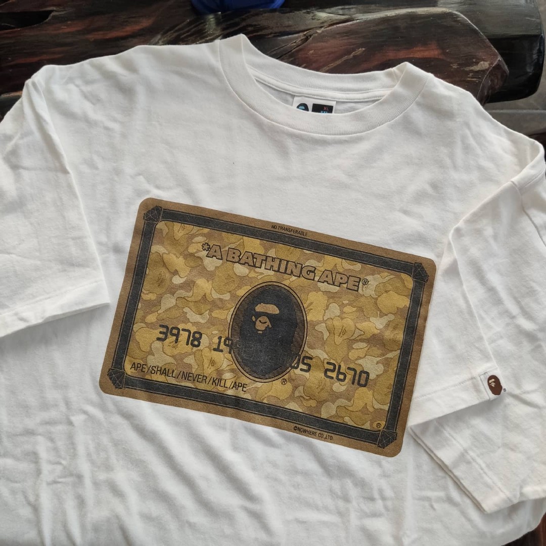 Bape credit card tee Outlet