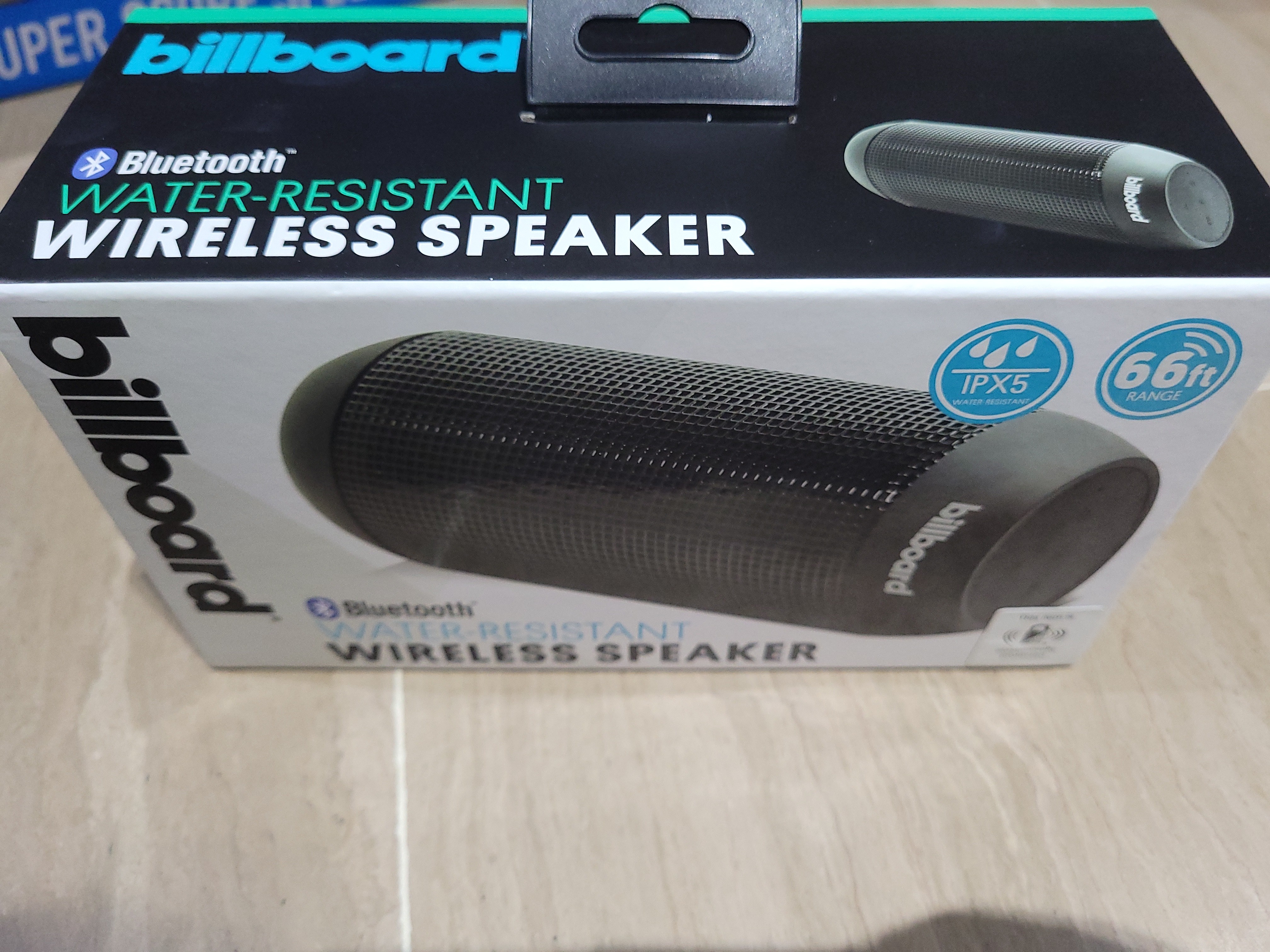 Billboard water resistant wireless speaker