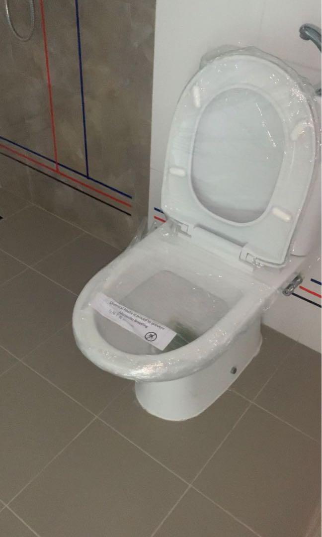 Brand New HDB toilet bowl, Furniture & Home Living, Bathroom & Kitchen