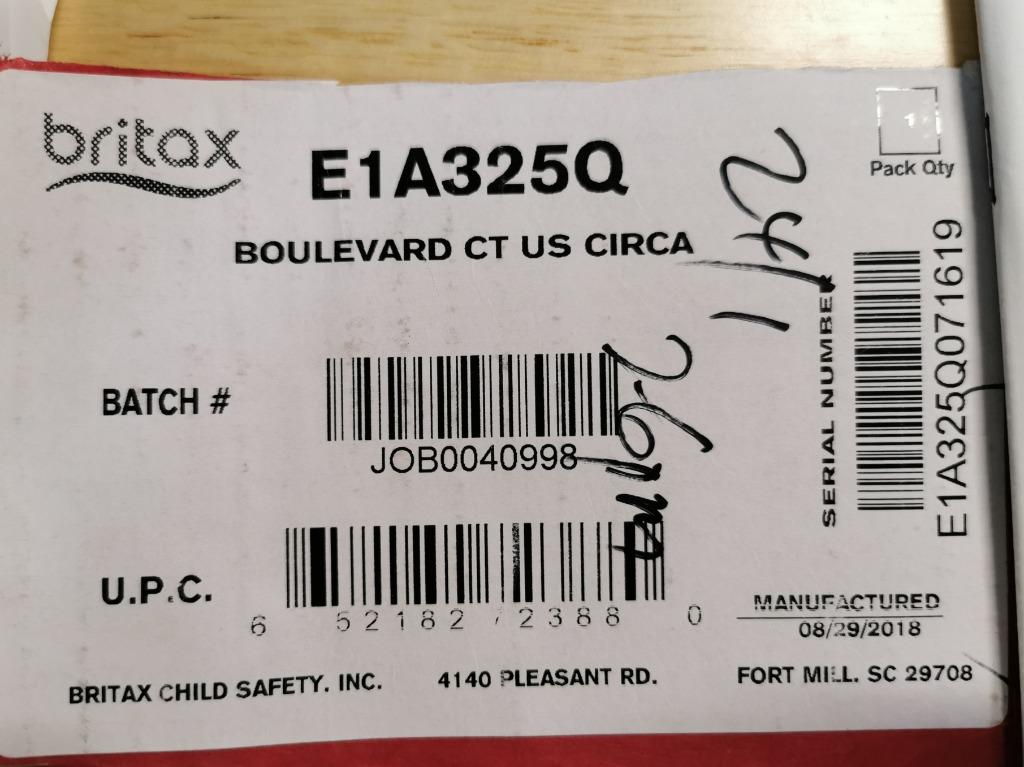 Britax e1a325q cheap