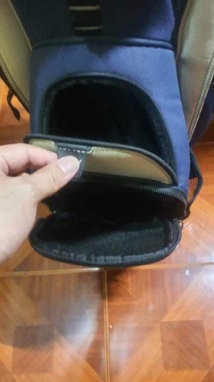 Callaway Golf Bag Cart (Category: Golf) located in Taguig. Submitted by minimallclutter (Listing ID 1059331509, Image 3). Description: Callaway Golf Bag 6 way divider with rain cover. Slight cosmetic damage only (shown in pic) but otherwise excellent condition. .