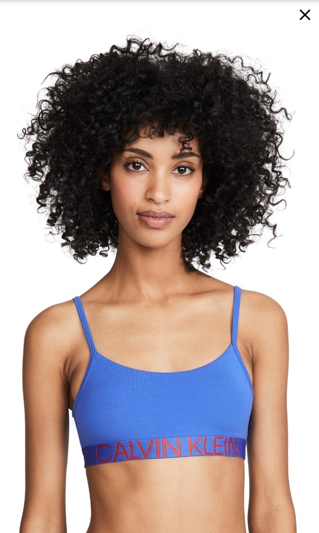 Calvin Klein Statement 1981 CK Stellar Blue Bikini and Bralette