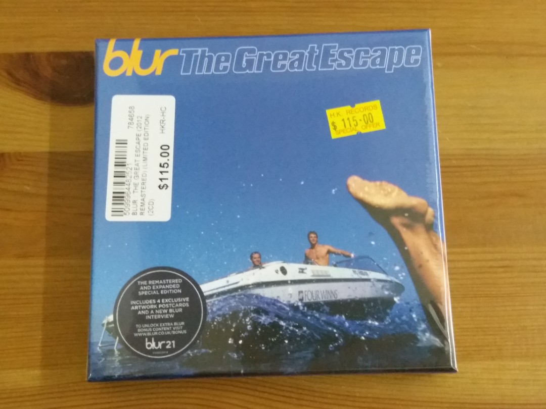 CD blur The Great Escape 2CD 2012年EMI (全新未開封), 興趣及遊戲