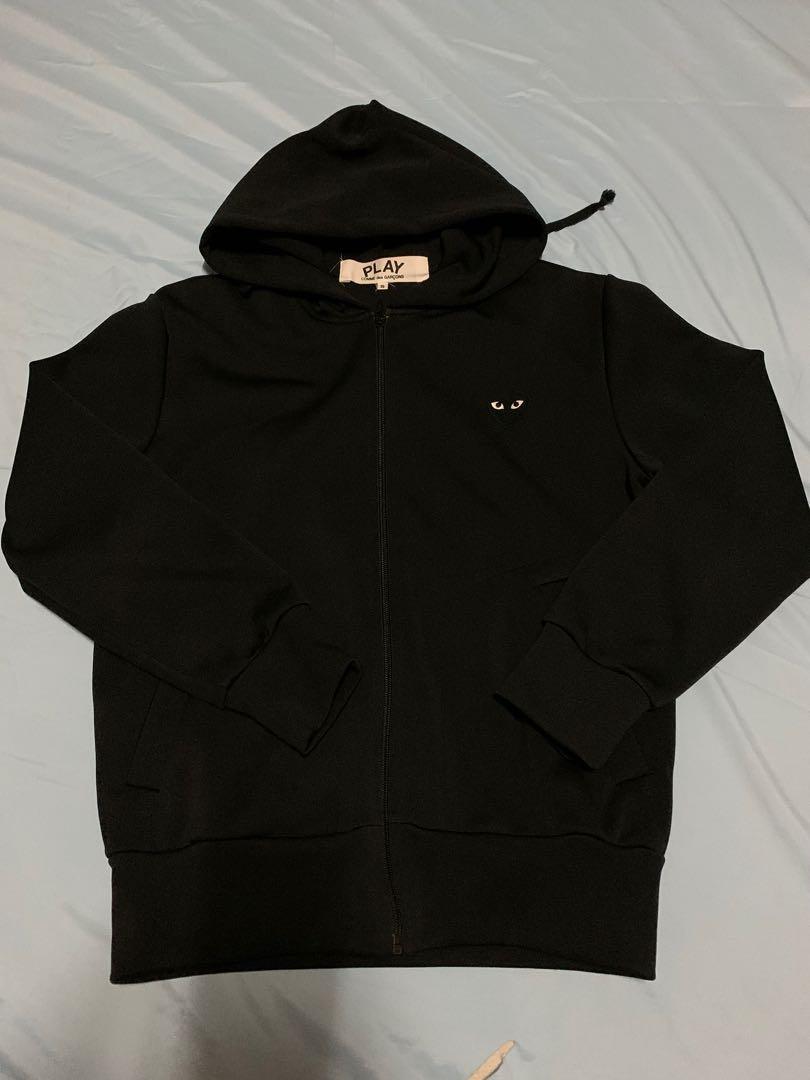 Cdg hoodie store black heart