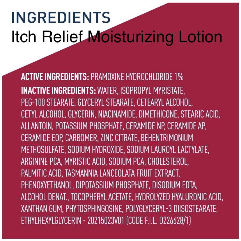 cerave moisturizing lotion itch relief