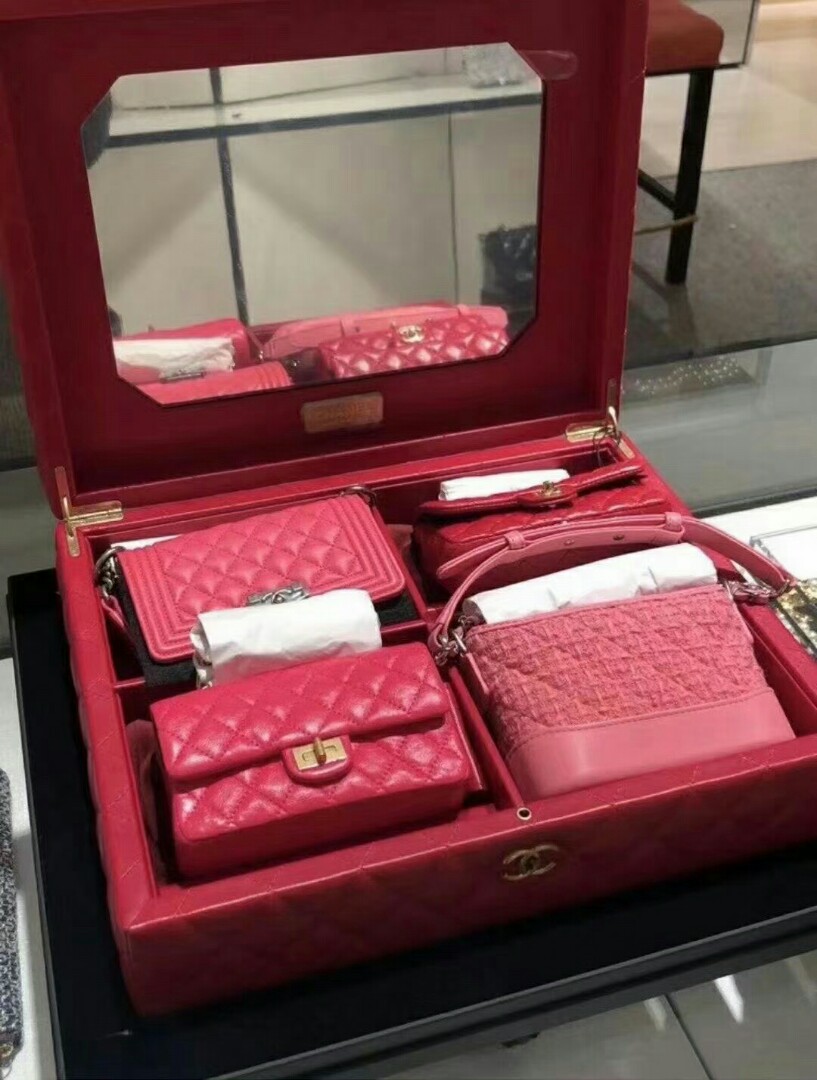 A Trunk Of Treasures With This Set Of 4 Mini Bags From Chanel