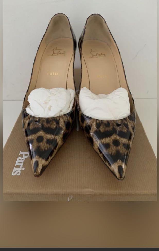 louboutin cheetah heels