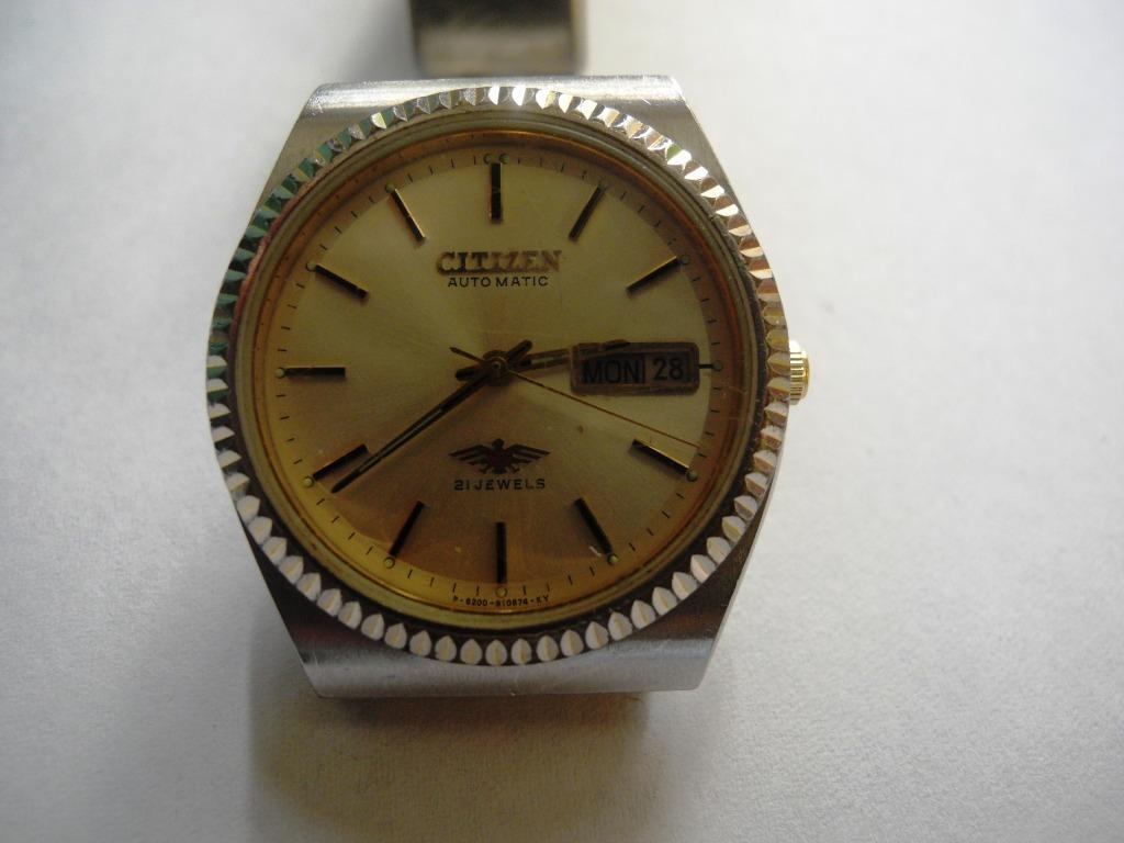 Citizen 21 jewels automatic gold outlet