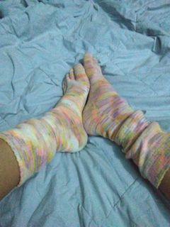 Light Rainbow Toe Socks