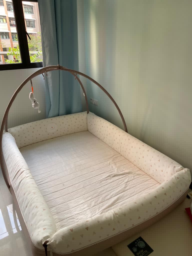 Creamhaus Bumper Bed XL, Babies & Kids, Baby Nursery & Kids Furniture, Bed Guards on Carousell