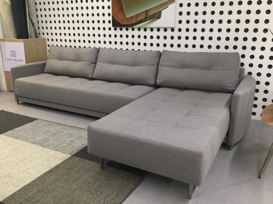 Crescent L Shaped Sofa Bed Furniture, Crescent Shaped Couch Sofa Bed