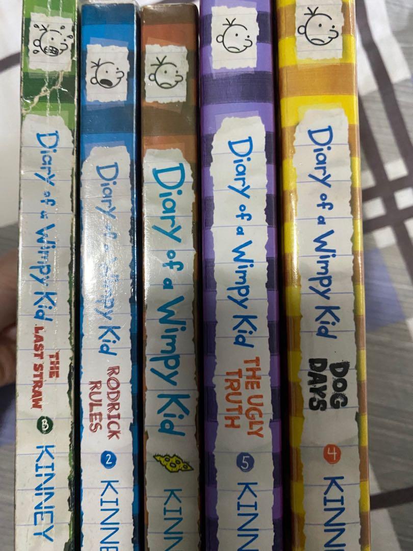 Diary of a Wimpy Kid series ( read description) (Category: Children's Books) located in Bulacan. Submitted by heymitch99 (Listing ID 1059251923, Image 2). Description: Set: 900 ‼️Book 1 is sold Paperback- 150 Hardbound- 300 MOP: PayMaya, PayPal, Gcash.