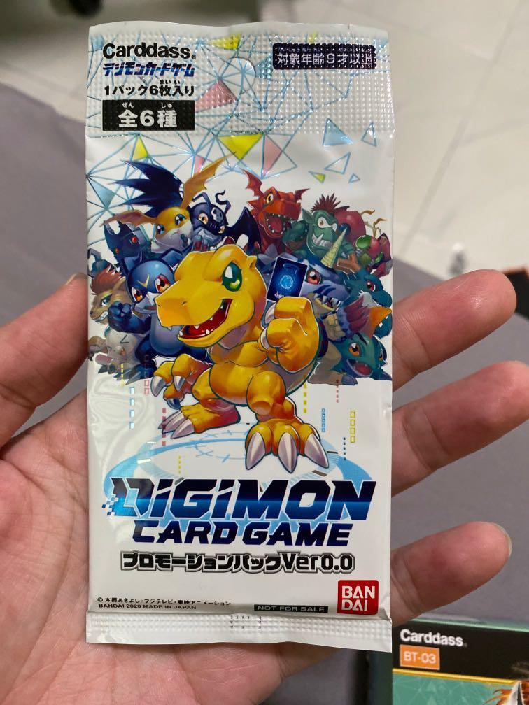 Digimon card Game Promotion Pack 0.0 Digimon TCG promo 