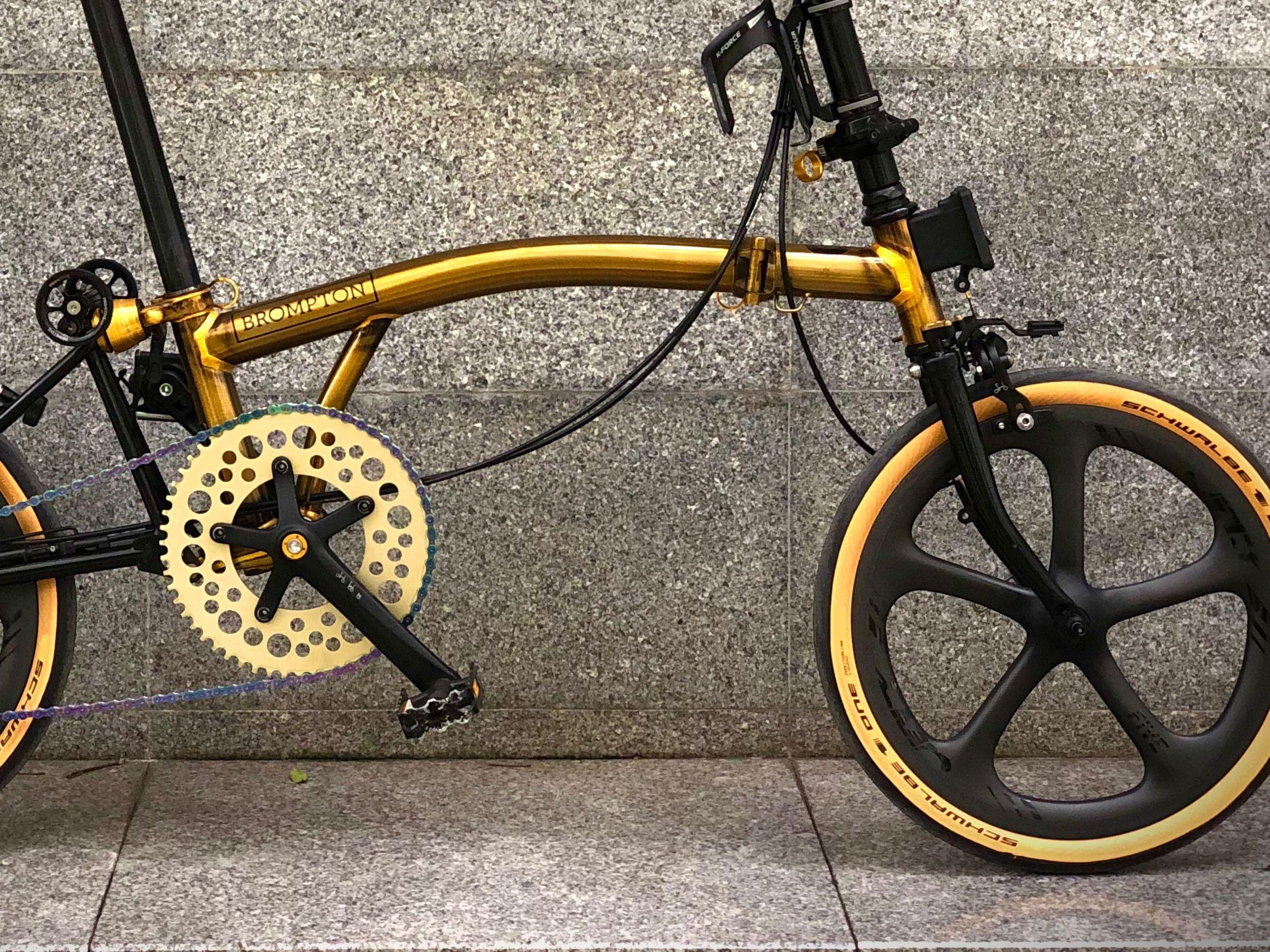 brompton chainring size