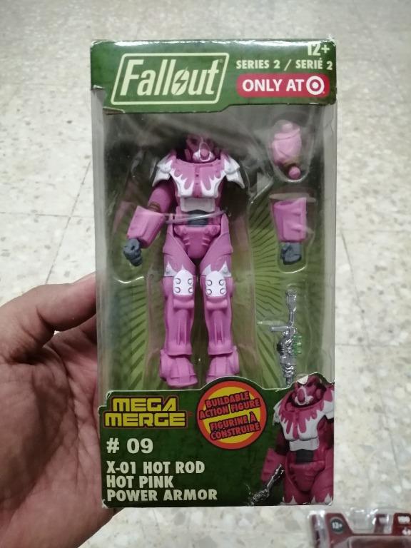Fallout mega merge series 2 x 01 hot rod hot pink power armor action