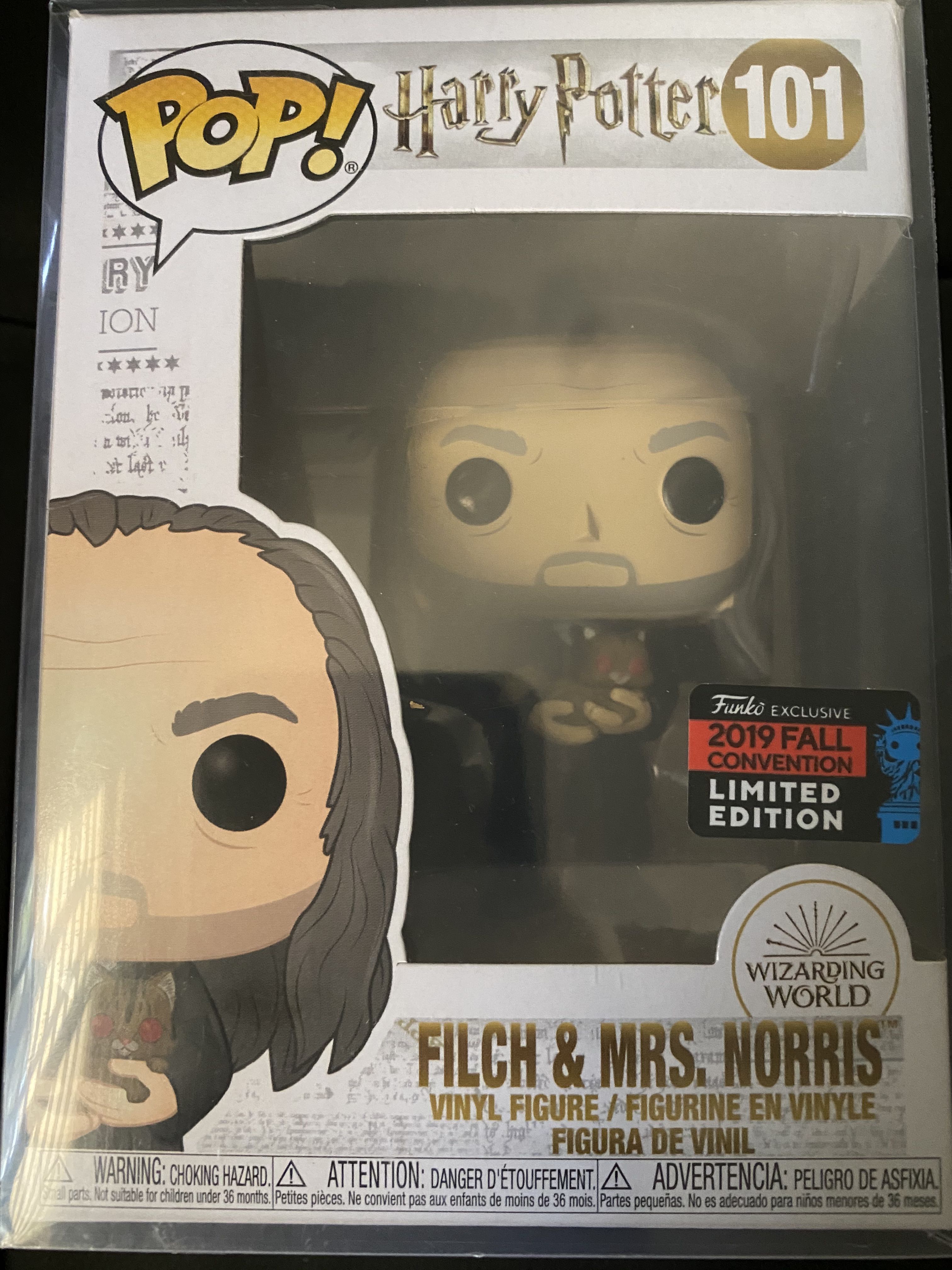 funko pop filch and mrs norris