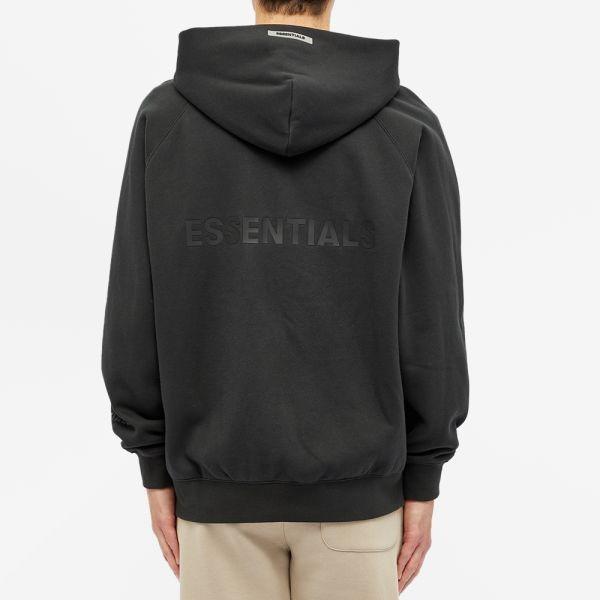 FOG ESSENTIALS Black Full Zip Hoodie