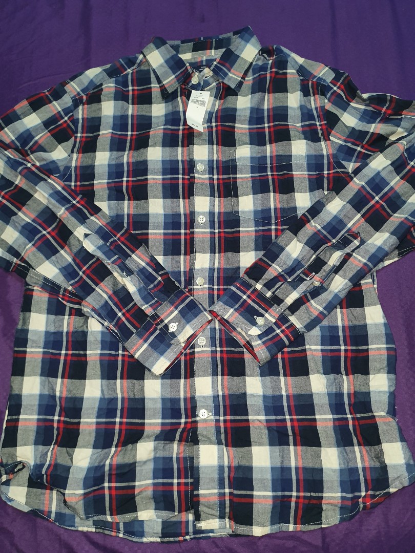 gap checked shirt