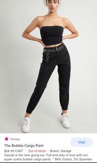 Garage black cargos