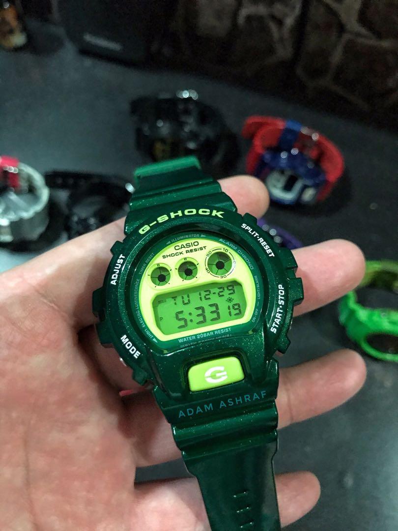 G shock dw6900 green clearance