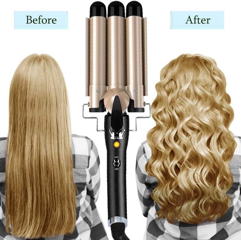 three barrel waver short hair