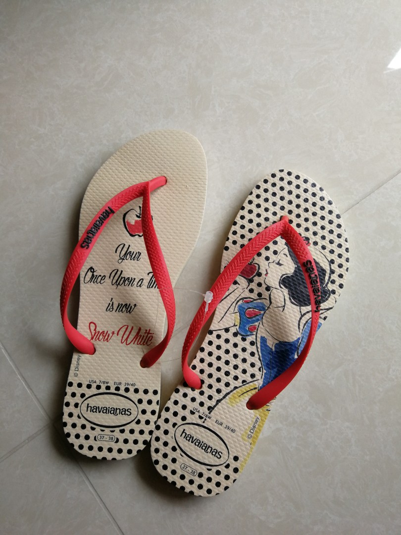 Havaianas Slippers Snow White limited edition Women s Fashion
