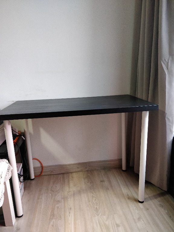 Ikea linnmon sale desk black