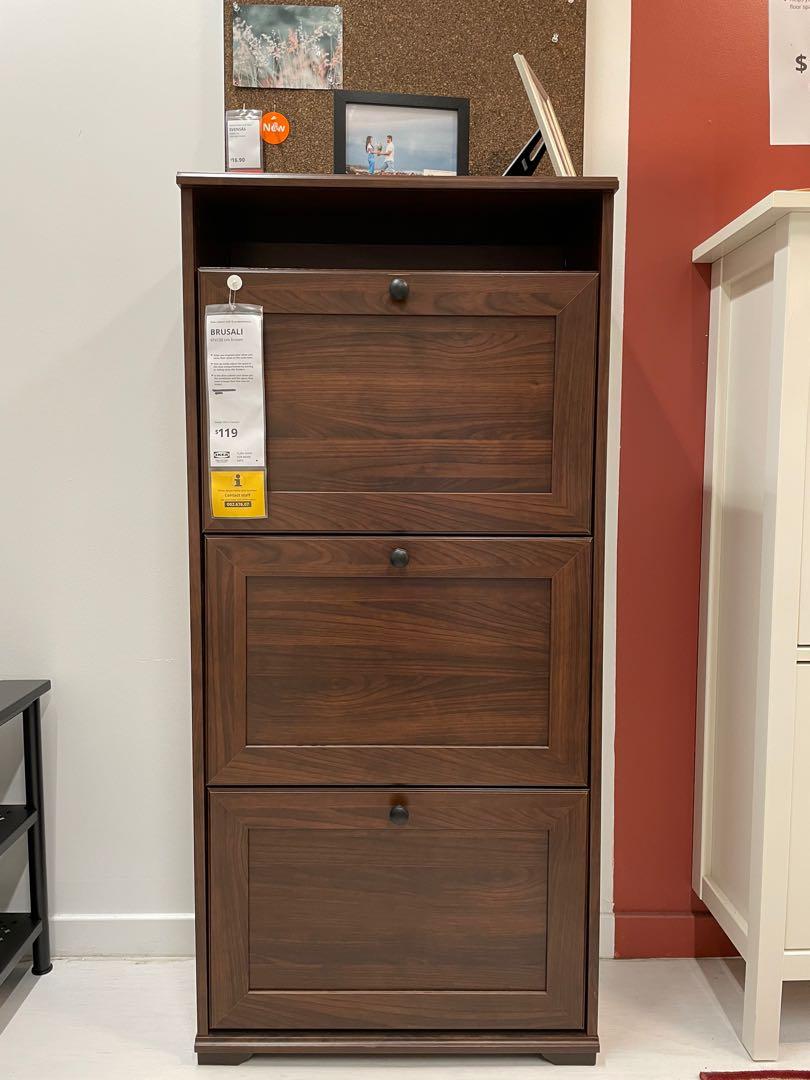 ikea furniture shoe cabinet on Ikea Shoe Cabinet Furniture Shelves Drawers On Carousell