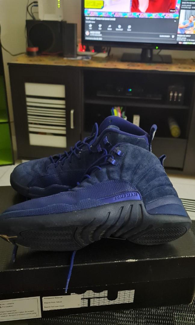 Jordan 12 Retro Deep Royal Blue Original Men S Fashion Footwear Sneakers On Carousell