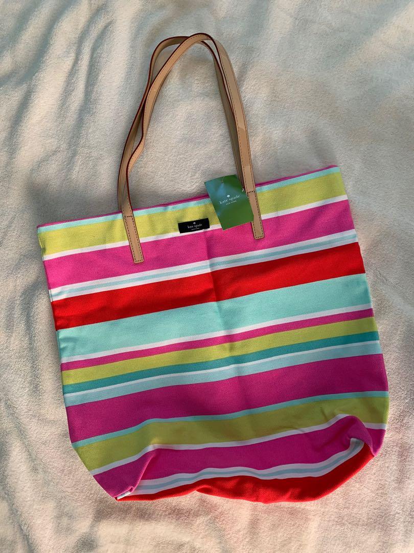 Kate Spade Beach Bag, Women's Fashion, Bags & Wallets, Beach Bags on  Carousell
