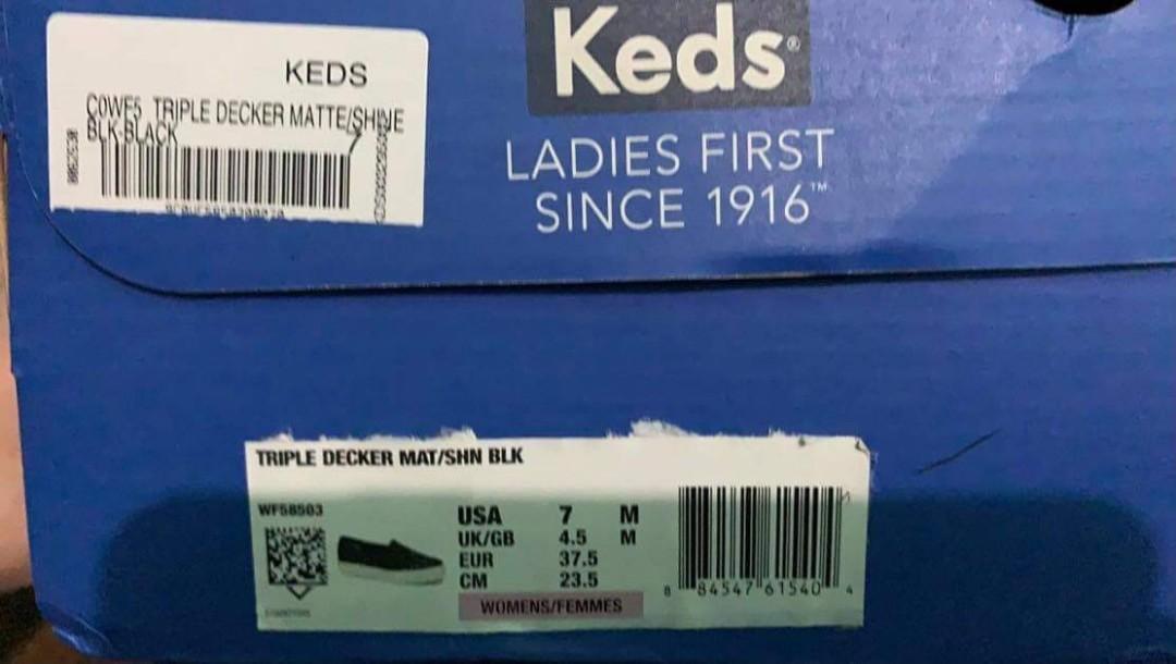 Keds triple decker matte shine top