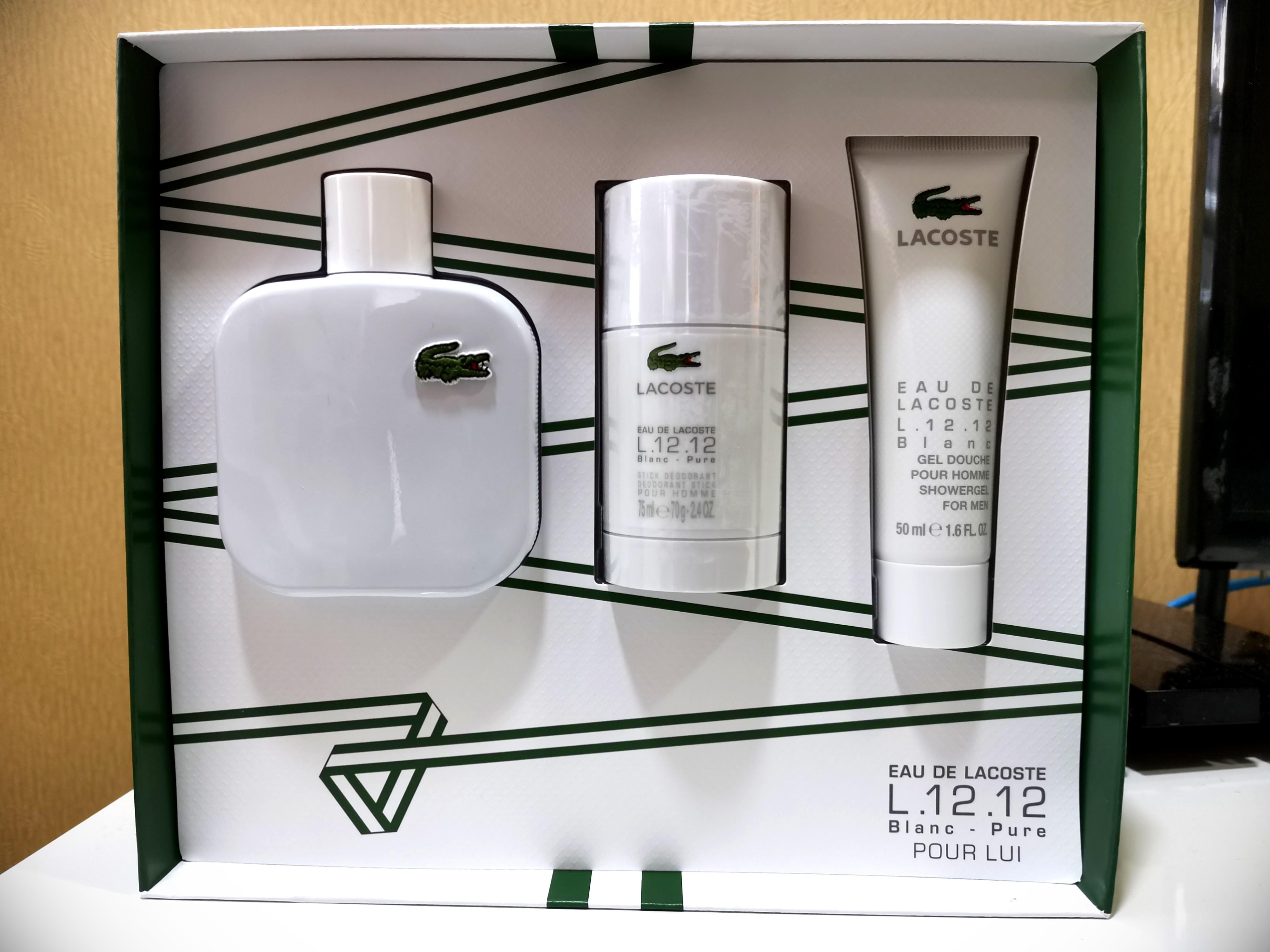 bison Seaport Slør Lacoste perfume/fragrance gift set for men, Health & Beauty, Perfumes, Nail  Care, & Others on Carousell