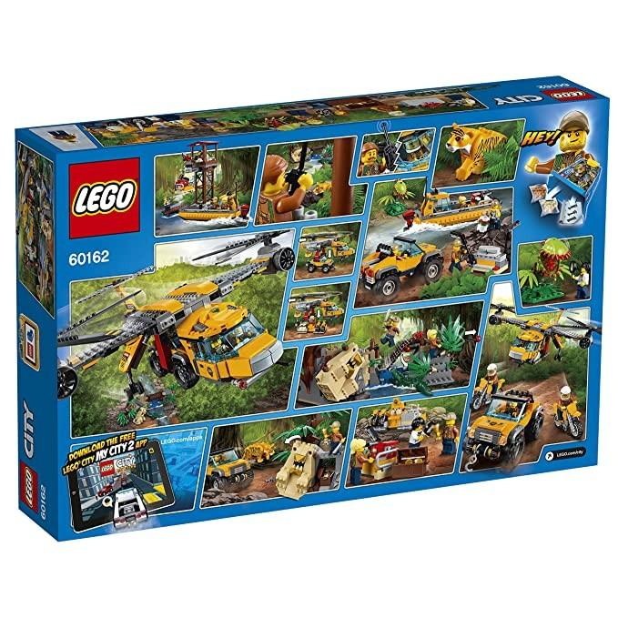 fornærme belønning flygtninge LEGO City 60162 Jungle Air Drop Helicopter, 興趣及遊戲, 玩具& 遊戲類- Carousell
