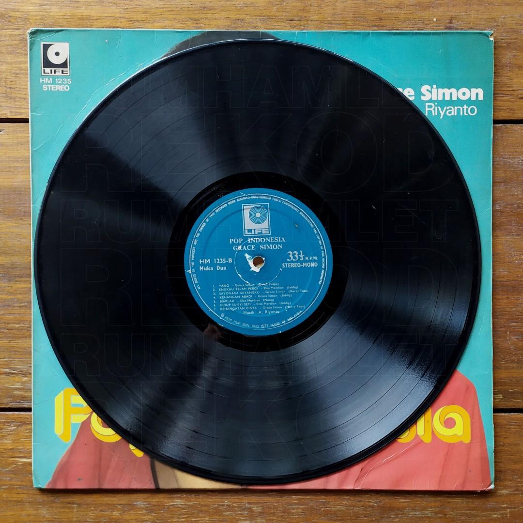 LP Grace Simon – Pop Indonesia (1977), Hobbies & Toys, Music