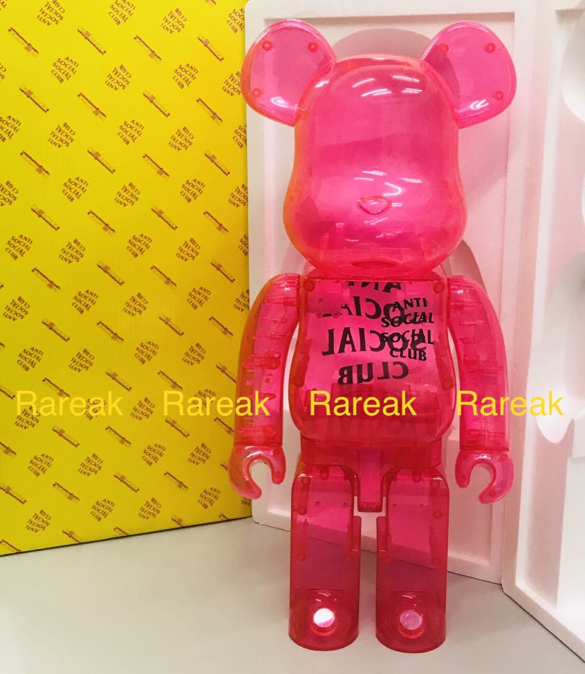 Medicom Bearbrick 2020 Anti Social Social Club ASSC 1000% Jelly