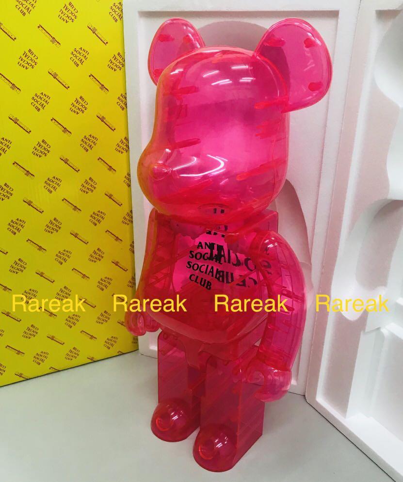 Medicom Bearbrick 2020 Anti Social Social Club ASSC 1000% Jelly 