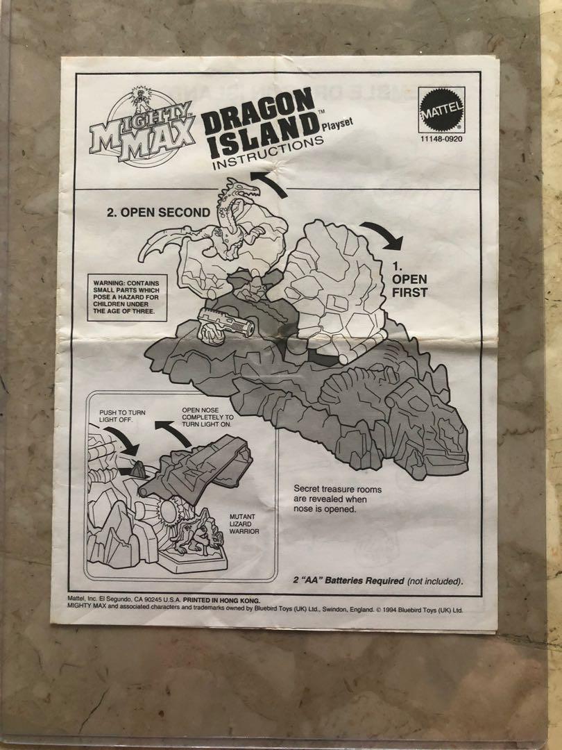 Mighty Max Dragon Island, Toys & Games, Bricks & Figurines on Carousell